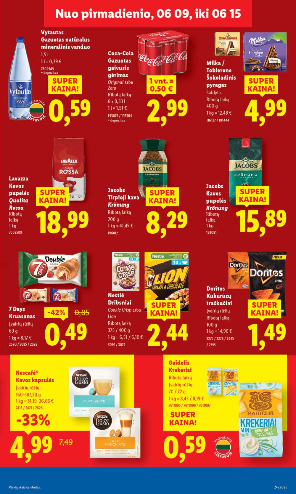 lidl - LIDL - Maisto prekių pasiūlymai (2025 06 09 - 2025 06 15) - page: 29 lidl - LIDL - Maisto prekių pasiūlymai (2025 06 09 - 2025 06 15) - page: 29