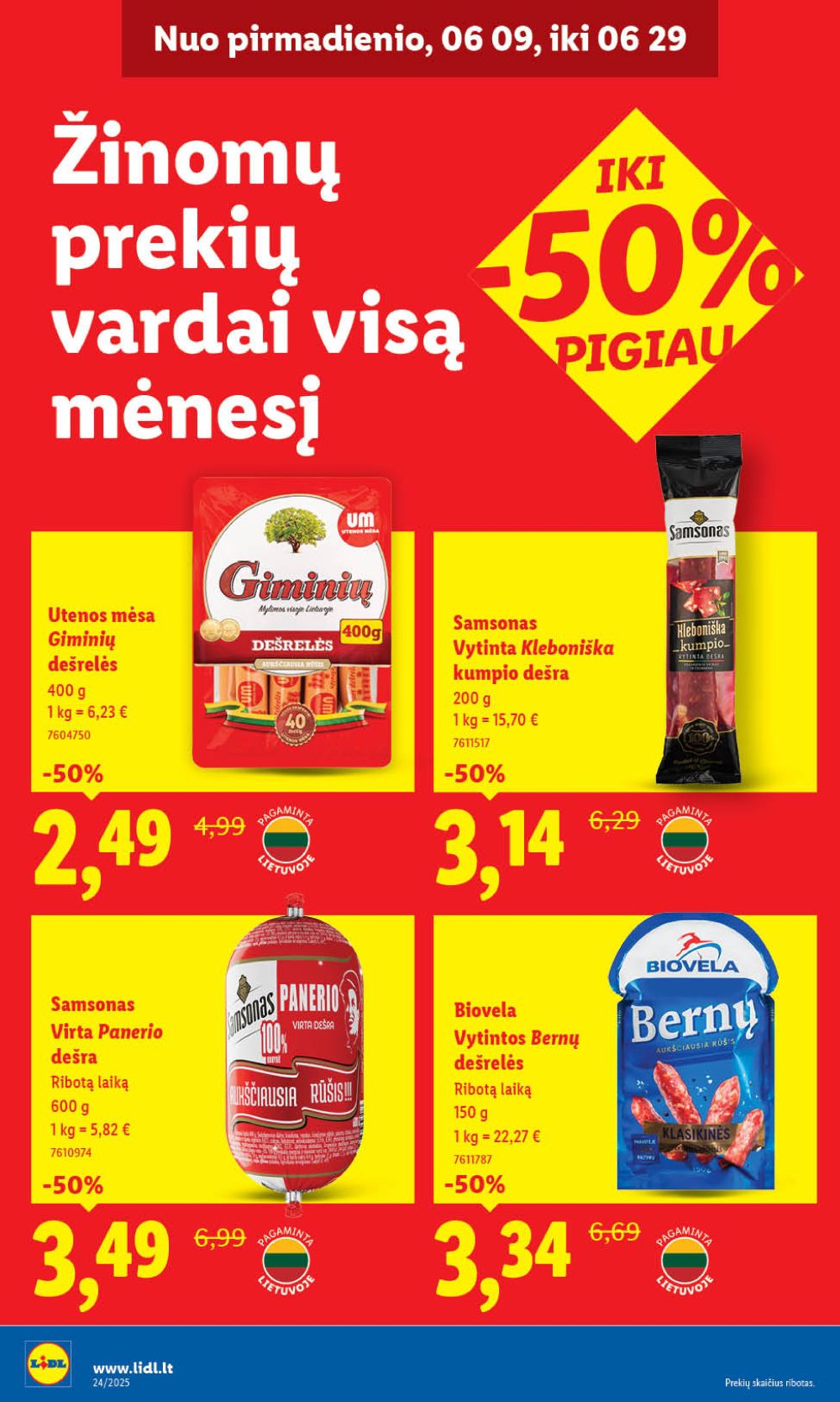 lidl - LIDL - Maisto prekių pasiūlymai (2025 06 09 - 2025 06 15) - page: 22 lidl - LIDL - Maisto prekių pasiūlymai (2025 06 09 - 2025 06 15) - page: 22