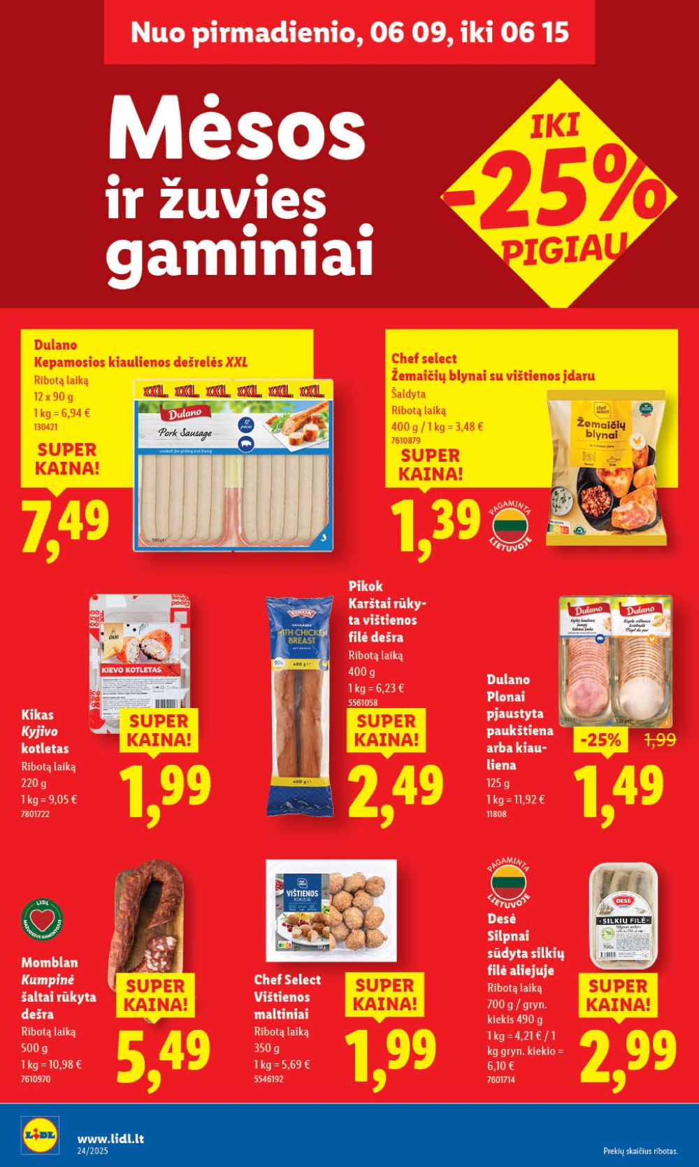 lidl - LIDL - Maisto prekių pasiūlymai (2025 06 09 - 2025 06 15) - page: 32 lidl - LIDL - Maisto prekių pasiūlymai (2025 06 09 - 2025 06 15) - page: 32