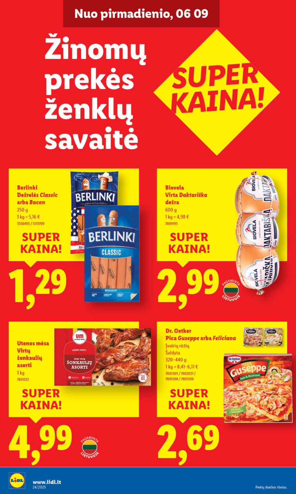 lidl - LIDL - Maisto prekių pasiūlymai (2025 06 09 - 2025 06 15) - page: 24 lidl - LIDL - Maisto prekių pasiūlymai (2025 06 09 - 2025 06 15) - page: 24