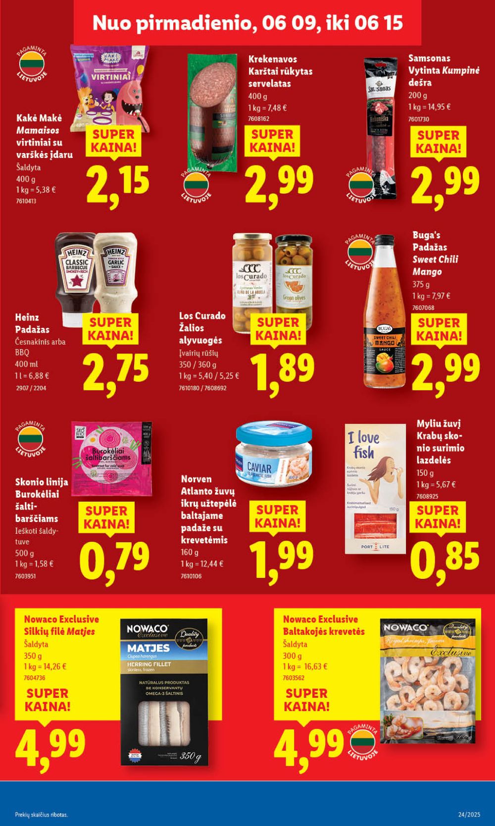 lidl - LIDL - Maisto prekių pasiūlymai (2025 06 09 - 2025 06 15) - page: 25 lidl - LIDL - Maisto prekių pasiūlymai (2025 06 09 - 2025 06 15) - page: 25