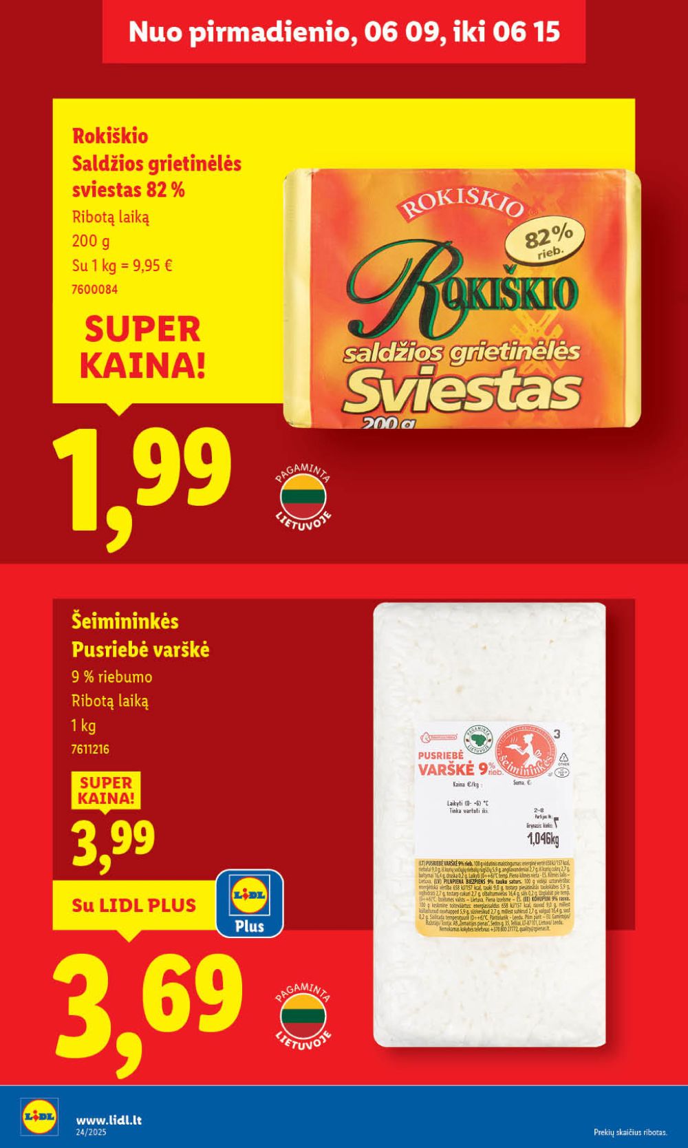 lidl - LIDL - Maisto prekių pasiūlymai (2025 06 09 - 2025 06 15) - page: 20 lidl - LIDL - Maisto prekių pasiūlymai (2025 06 09 - 2025 06 15) - page: 20
