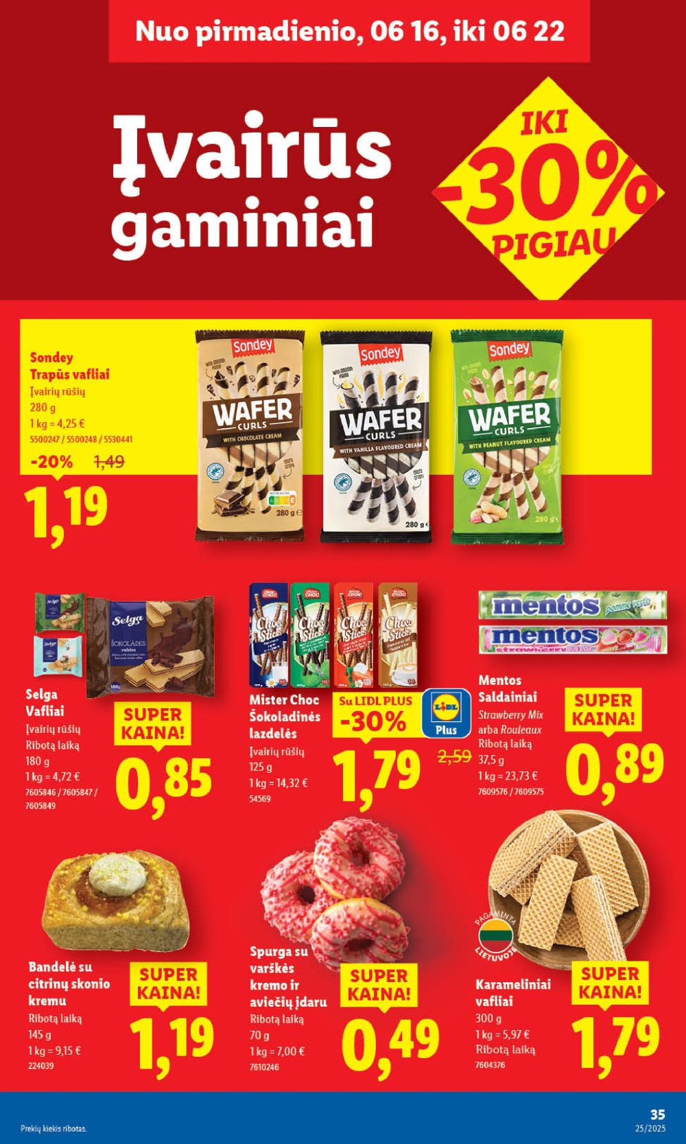 lidl - LIDL - Maisto prekių pasiūlymai (2025 06 16 - 2025 06 22) - page: 35 lidl - LIDL - Maisto prekių pasiūlymai (2025 06 16 - 2025 06 22) - page: 35
