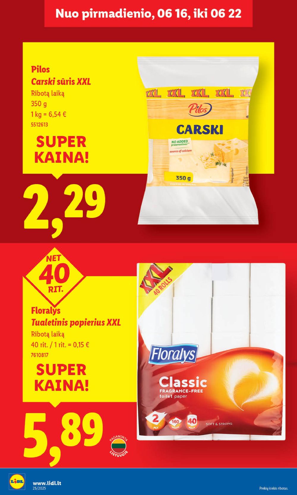 lidl - LIDL - Maisto prekių pasiūlymai (2025 06 16 - 2025 06 22) - page: 22 lidl - LIDL - Maisto prekių pasiūlymai (2025 06 16 - 2025 06 22) - page: 22