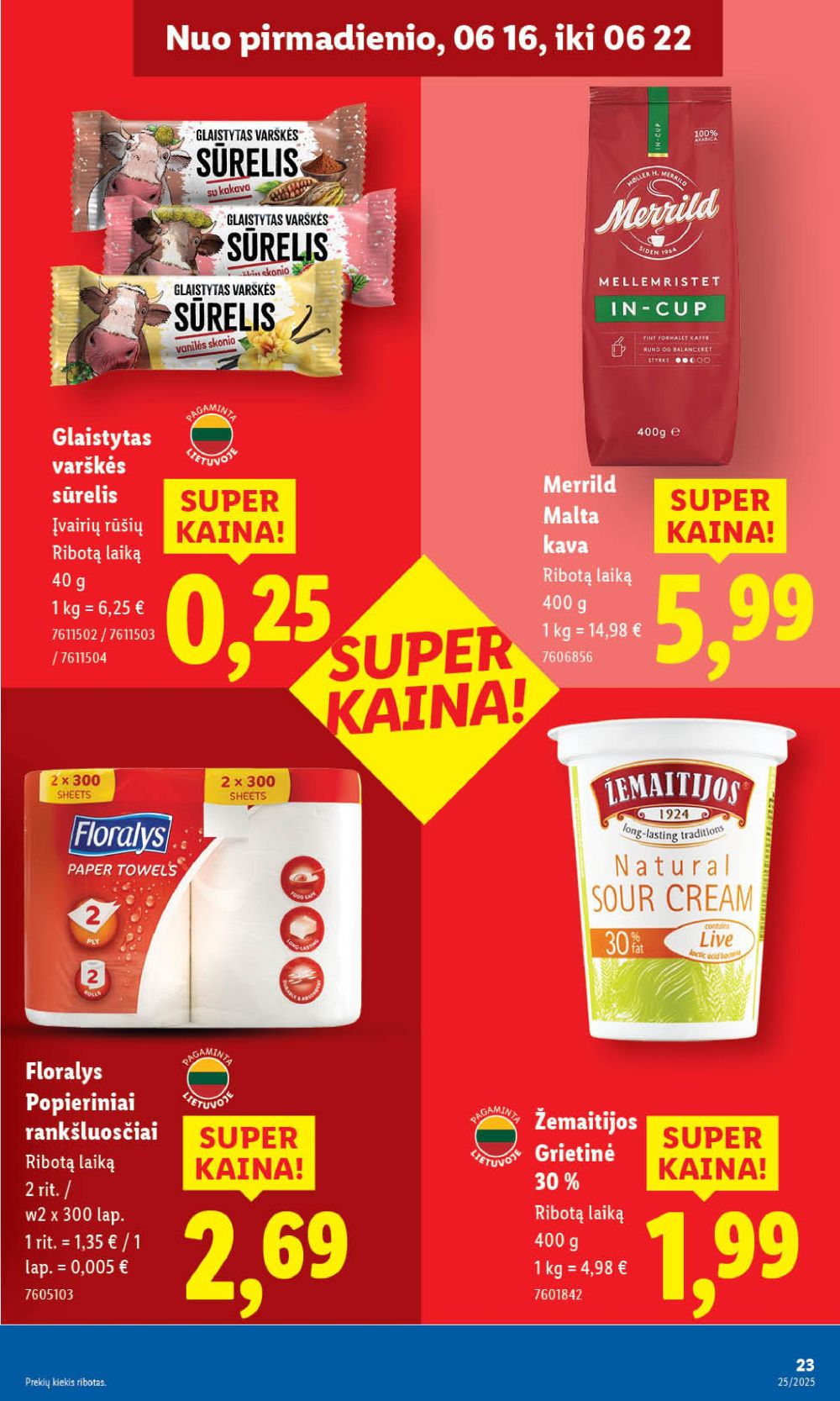 lidl - LIDL - Maisto prekių pasiūlymai (2025 06 16 - 2025 06 22) - page: 23 lidl - LIDL - Maisto prekių pasiūlymai (2025 06 16 - 2025 06 22) - page: 23