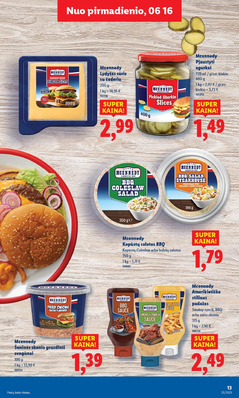 lidl - LIDL - Maisto prekių pasiūlymai (2025 06 16 - 2025 06 22) - page: 13 lidl - LIDL - Maisto prekių pasiūlymai (2025 06 16 - 2025 06 22) - page: 13