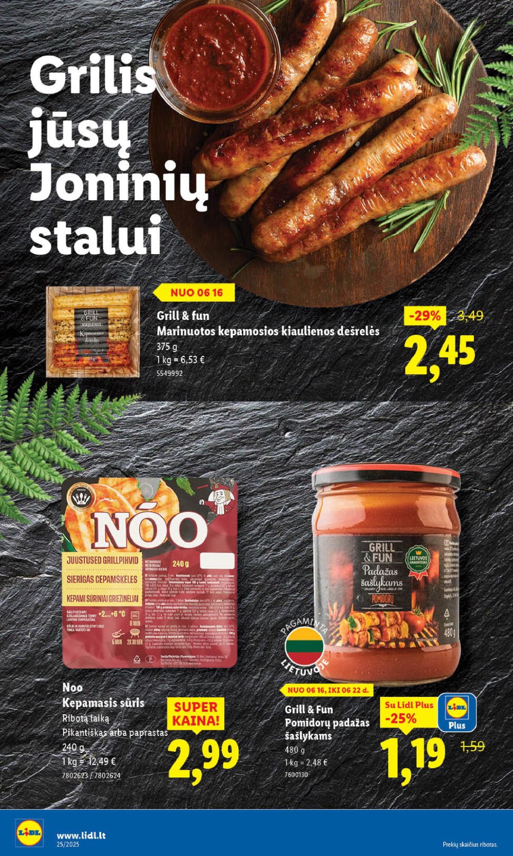 lidl - LIDL - Maisto prekių pasiūlymai (2025 06 16 - 2025 06 22) - page: 50 lidl - LIDL - Maisto prekių pasiūlymai (2025 06 16 - 2025 06 22) - page: 50