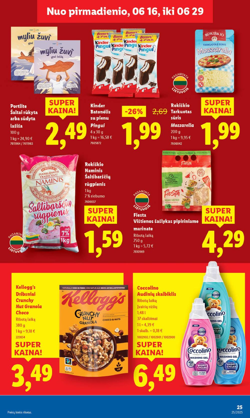 lidl - LIDL - Maisto prekių pasiūlymai (2025 06 16 - 2025 06 22) - page: 25 lidl - LIDL - Maisto prekių pasiūlymai (2025 06 16 - 2025 06 22) - page: 25