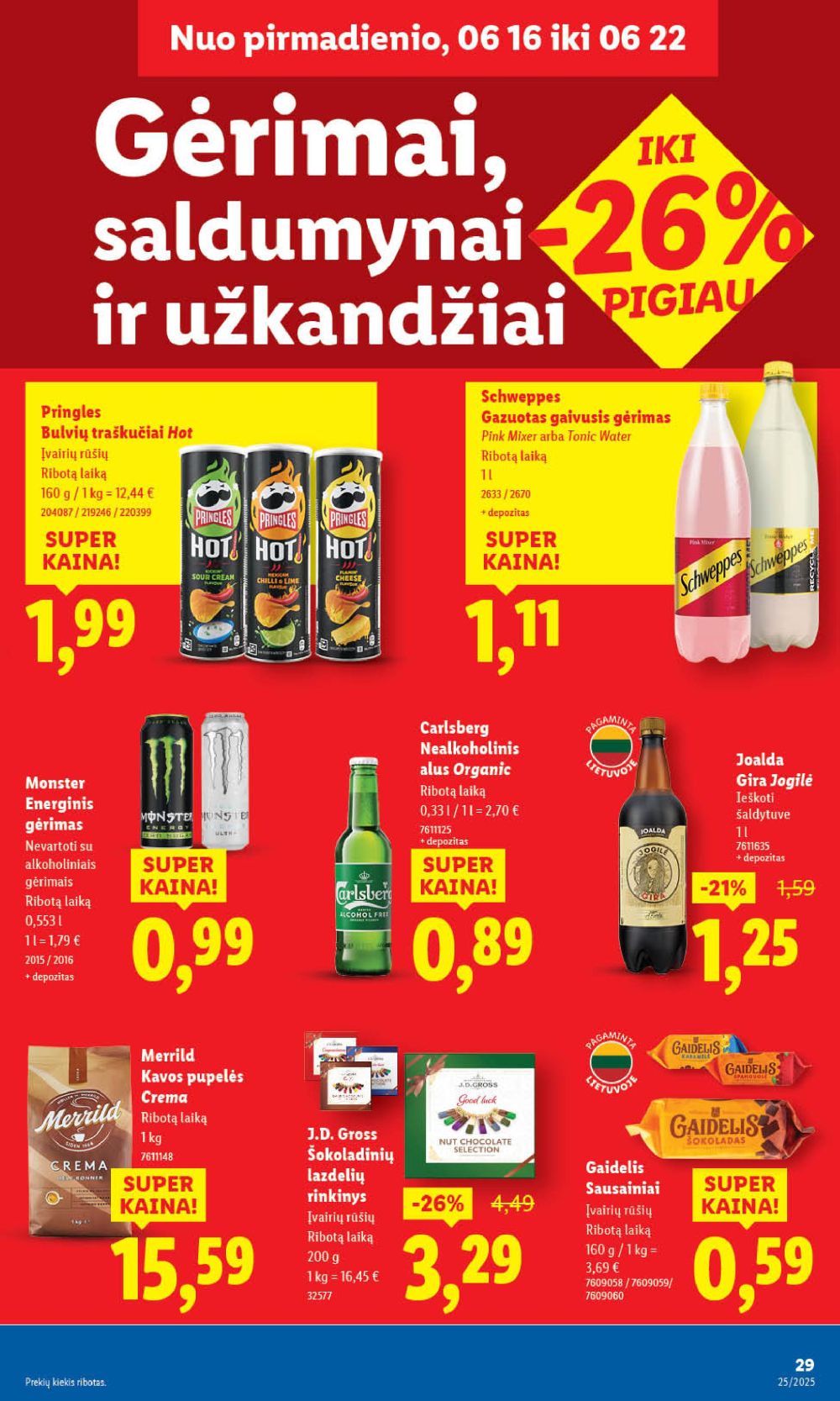 lidl - LIDL - Maisto prekių pasiūlymai (2025 06 16 - 2025 06 22) - page: 29 lidl - LIDL - Maisto prekių pasiūlymai (2025 06 16 - 2025 06 22) - page: 29