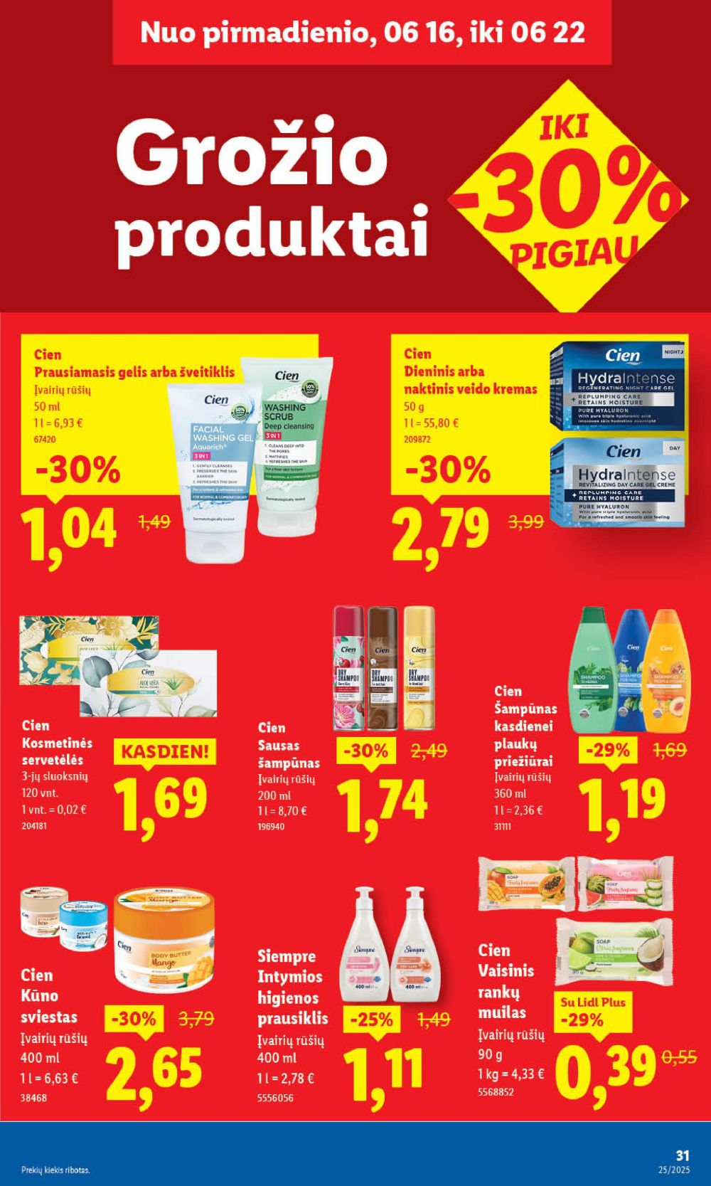 lidl - LIDL - Maisto prekių pasiūlymai (2025 06 19 - 2025 06 22) - page: 43 lidl - LIDL - Maisto prekių pasiūlymai (2025 06 19 - 2025 06 22) - page: 43