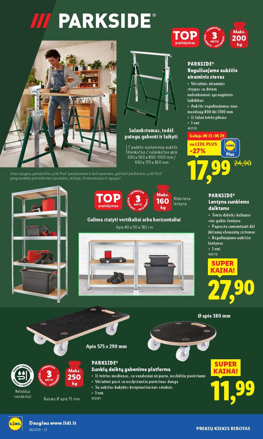 lidl - LIDL - Ne maisto prekių pasiūlymai (2025 06 23 - 2025 06 29) - page: 4 lidl - LIDL - Ne maisto prekių pasiūlymai (2025 06 23 - 2025 06 29) - page: 4