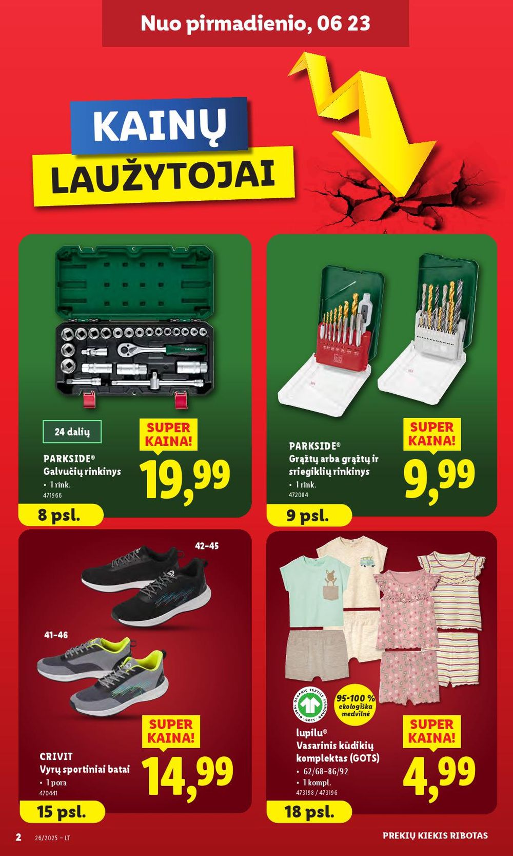 lidl - LIDL - Ne maisto prekių pasiūlymai (2025 06 23 - 2025 06 29) - page: 2 lidl - LIDL - Ne maisto prekių pasiūlymai (2025 06 23 - 2025 06 29) - page: 2