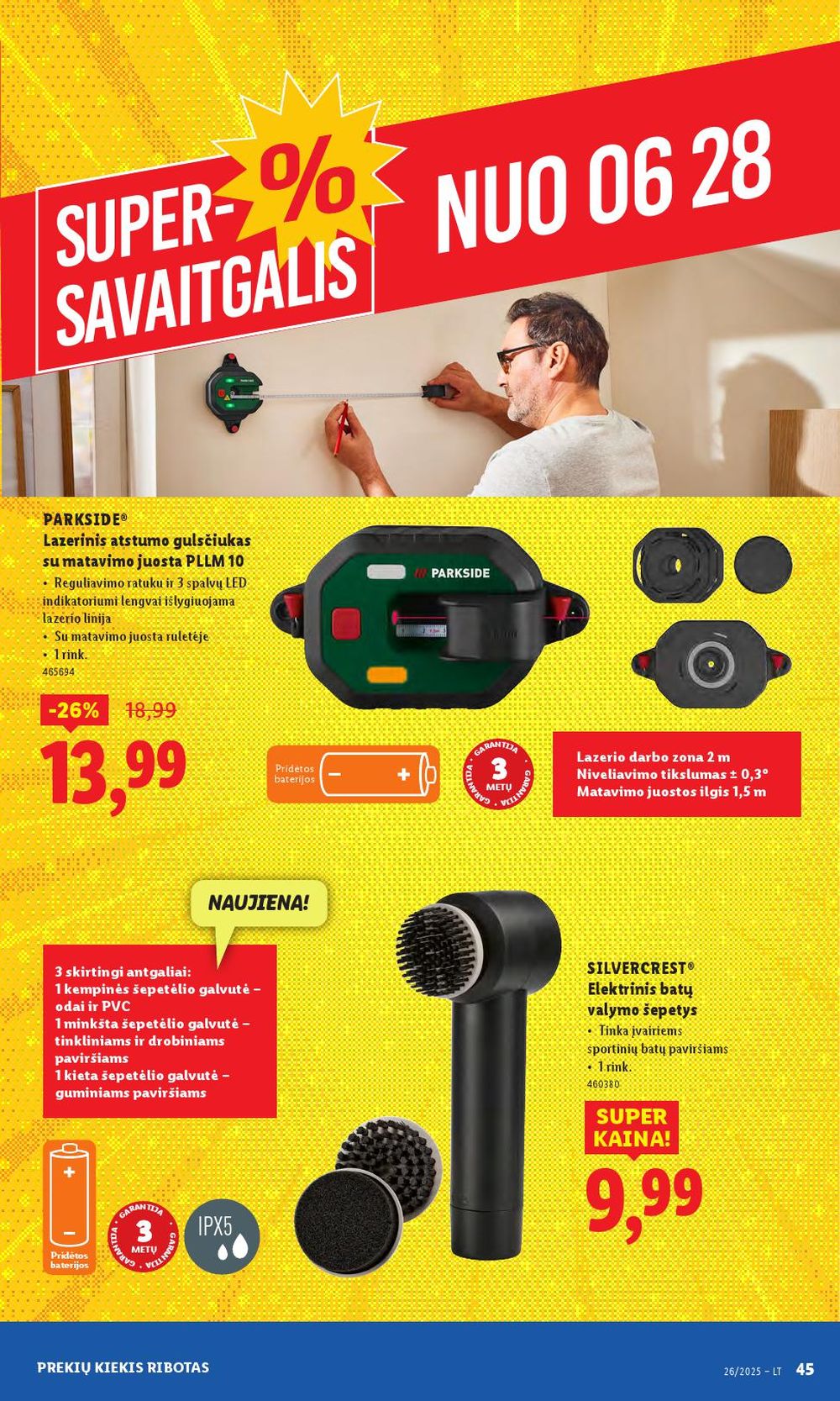 lidl - LIDL - Ne maisto prekių pasiūlymai (2025 06 23 - 2025 06 29) - page: 45 lidl - LIDL - Ne maisto prekių pasiūlymai (2025 06 23 - 2025 06 29) - page: 45