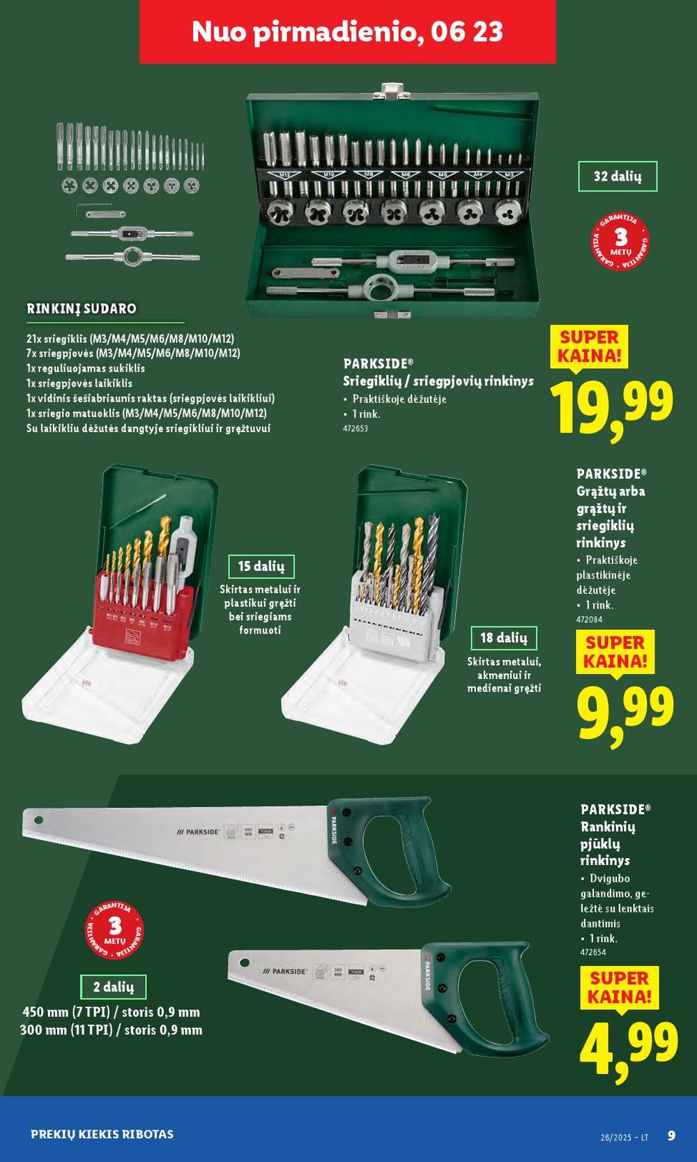 lidl - LIDL - Ne maisto prekių pasiūlymai (2025 06 23 - 2025 06 29) - page: 9 lidl - LIDL - Ne maisto prekių pasiūlymai (2025 06 23 - 2025 06 29) - page: 9