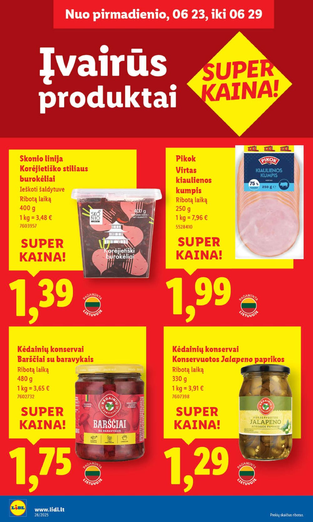 lidl - LIDL - Maisto prekių pasiūlymai (2025 06 26 - 2025 06 29) - page: 40 lidl - LIDL - Maisto prekių pasiūlymai (2025 06 26 - 2025 06 29) - page: 40