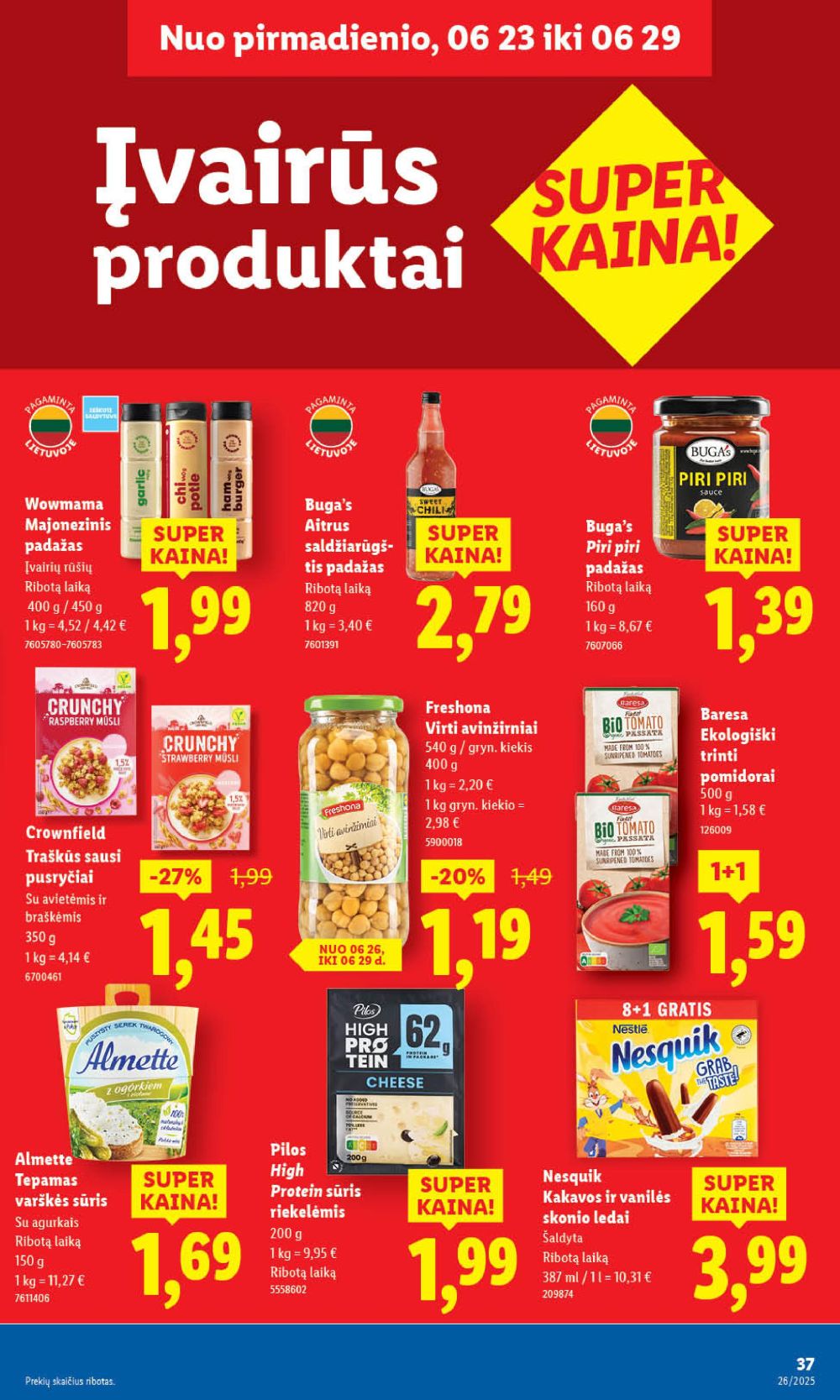 lidl - LIDL - Maisto prekių pasiūlymai (2025 06 26 - 2025 06 29) - page: 43 lidl - LIDL - Maisto prekių pasiūlymai (2025 06 26 - 2025 06 29) - page: 43