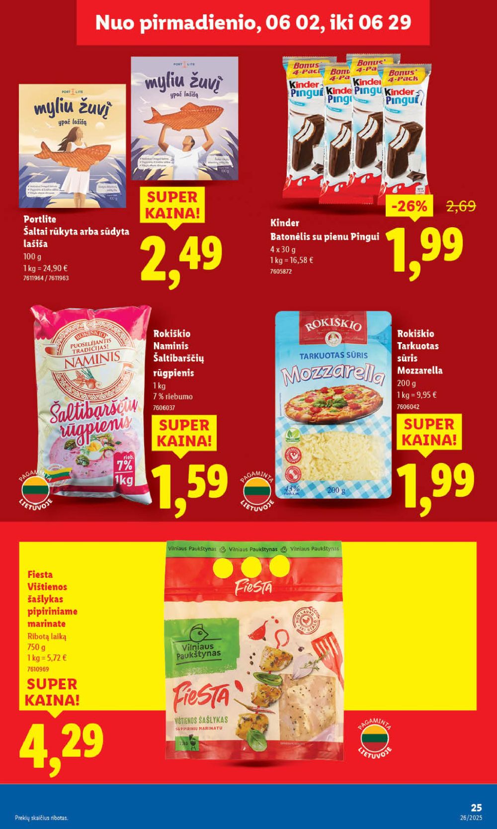 lidl - LIDL - Maisto prekių pasiūlymai (2025 06 26 - 2025 06 29) - page: 31 lidl - LIDL - Maisto prekių pasiūlymai (2025 06 26 - 2025 06 29) - page: 31