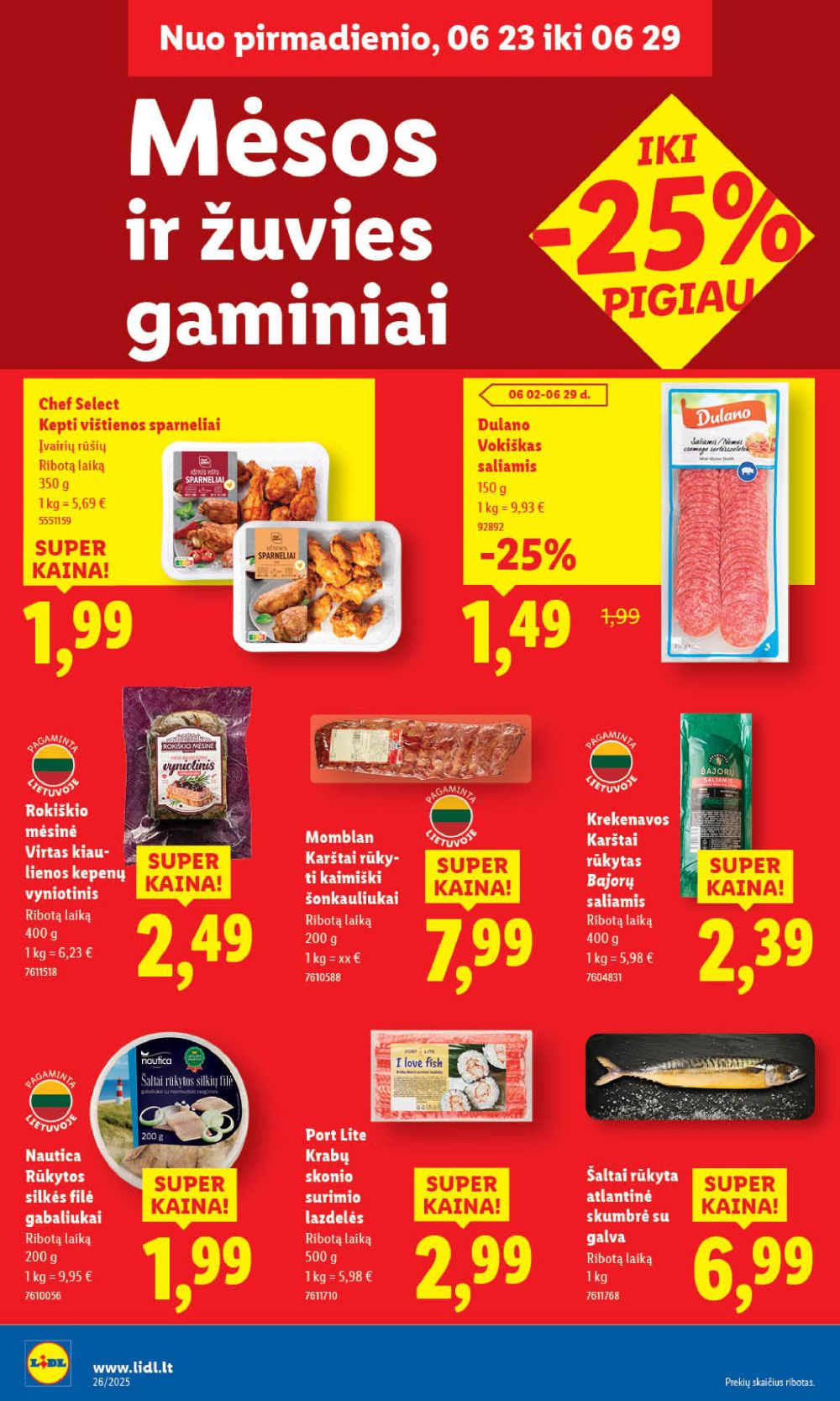 lidl - LIDL - Maisto prekių pasiūlymai (2025 06 26 - 2025 06 29) - page: 32 lidl - LIDL - Maisto prekių pasiūlymai (2025 06 26 - 2025 06 29) - page: 32
