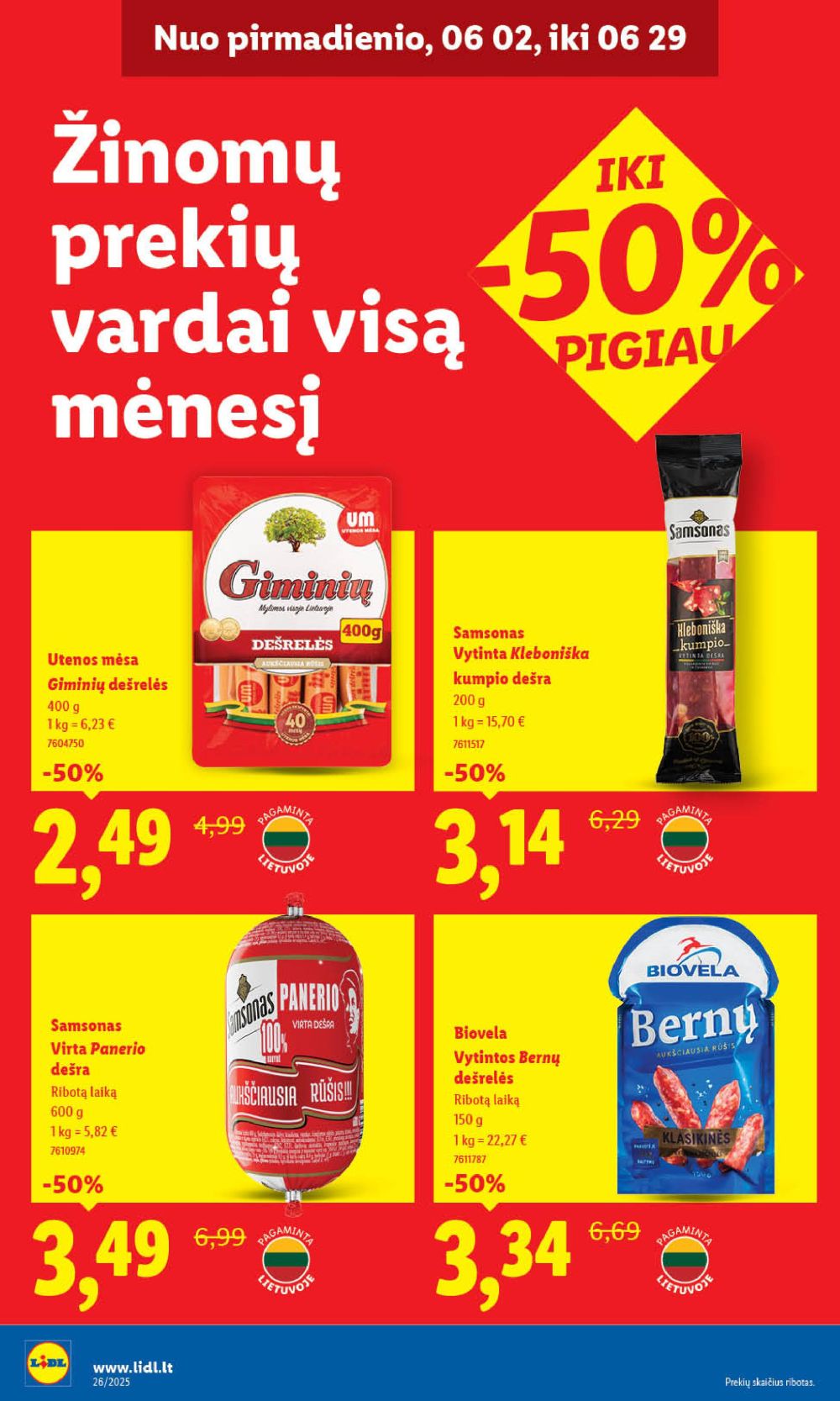 lidl - LIDL - Maisto prekių pasiūlymai (2025 06 26 - 2025 06 29) - page: 30 lidl - LIDL - Maisto prekių pasiūlymai (2025 06 26 - 2025 06 29) - page: 30