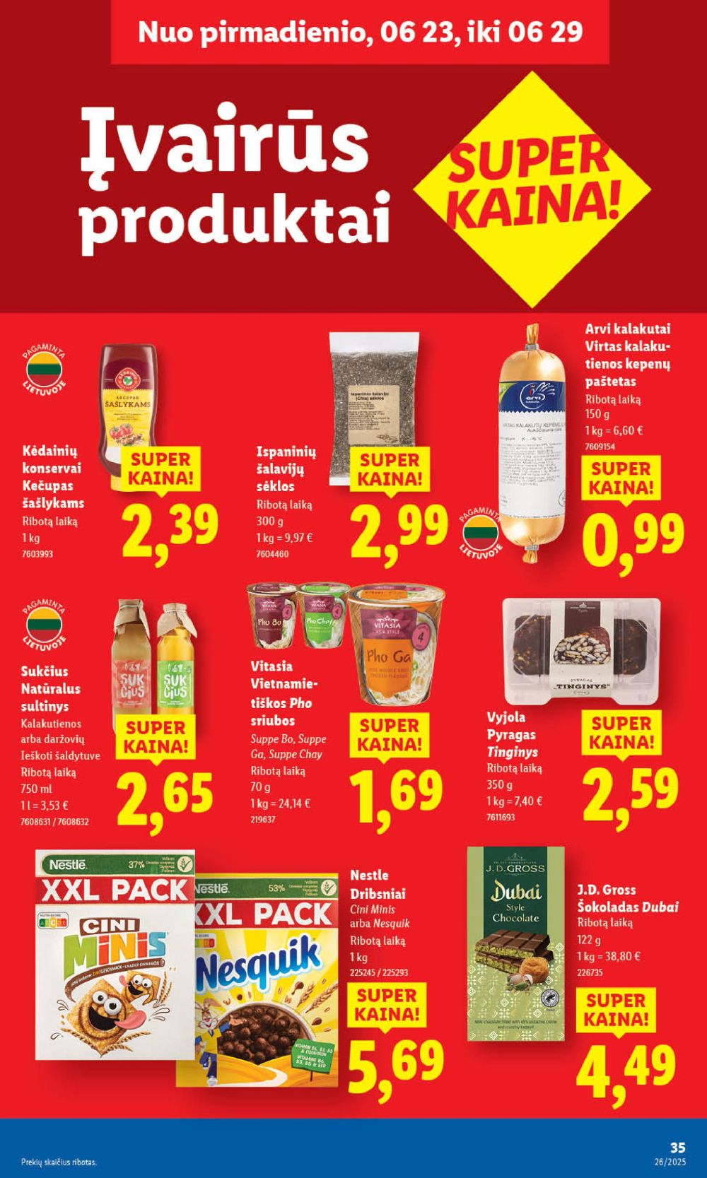 lidl - LIDL - Maisto prekių pasiūlymai (2025 06 26 - 2025 06 29) - page: 41 lidl - LIDL - Maisto prekių pasiūlymai (2025 06 26 - 2025 06 29) - page: 41