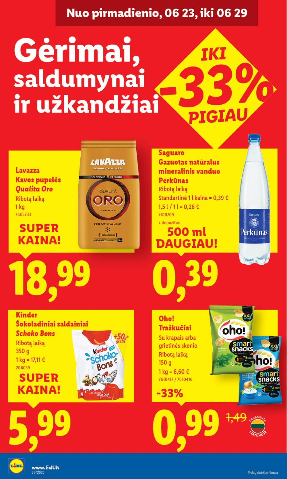 lidl - LIDL - Maisto prekių pasiūlymai (2025 06 26 - 2025 06 29) - page: 34 lidl - LIDL - Maisto prekių pasiūlymai (2025 06 26 - 2025 06 29) - page: 34