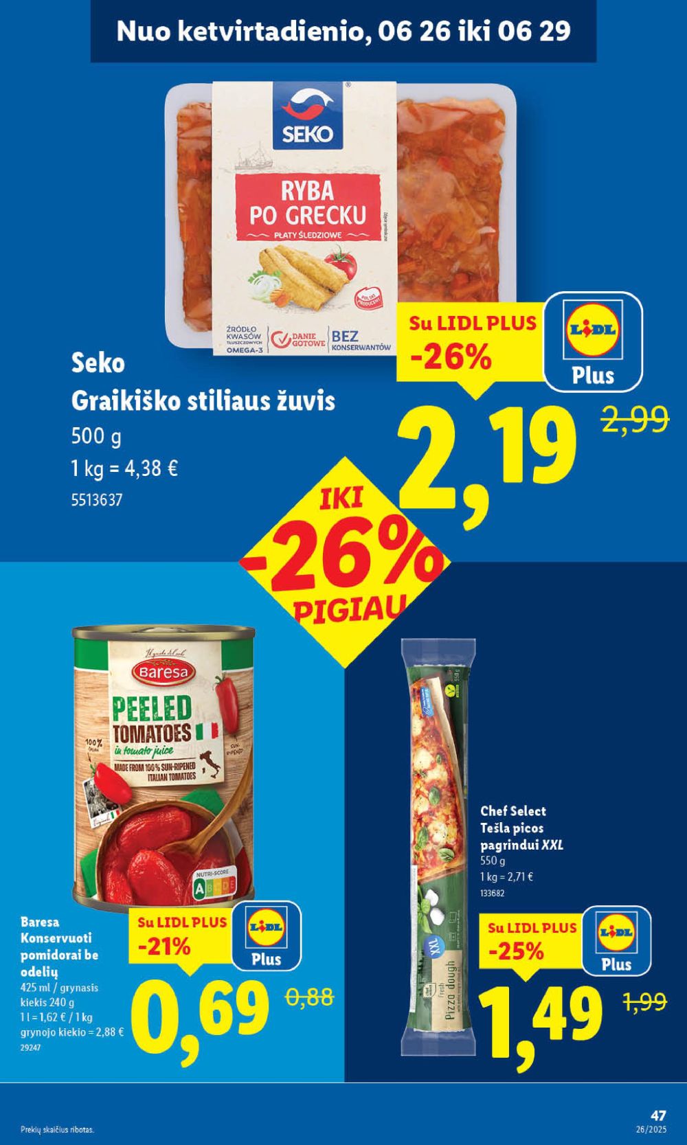 lidl - LIDL - Maisto prekių pasiūlymai (2025 06 26 - 2025 06 29) - page: 5 lidl - LIDL - Maisto prekių pasiūlymai (2025 06 26 - 2025 06 29) - page: 5