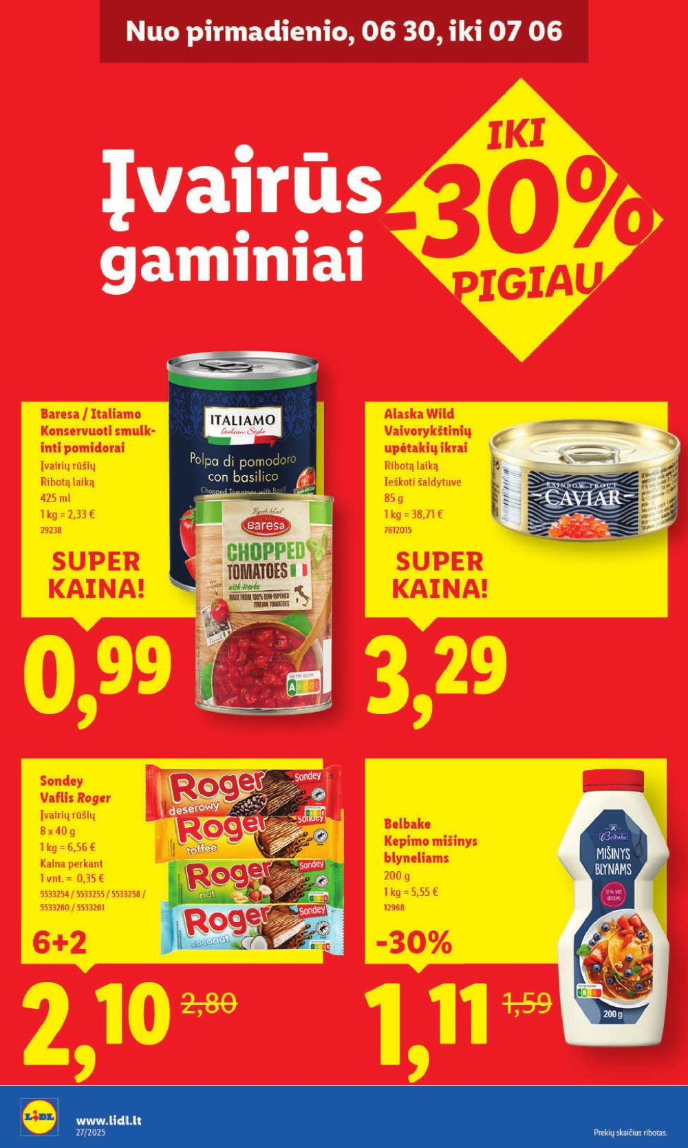 lidl - LIDL - Maisto prekių pasiūlymai (2025 06 30 - 2025 07 06) - page: 32 lidl - LIDL - Maisto prekių pasiūlymai (2025 06 30 - 2025 07 06) - page: 32