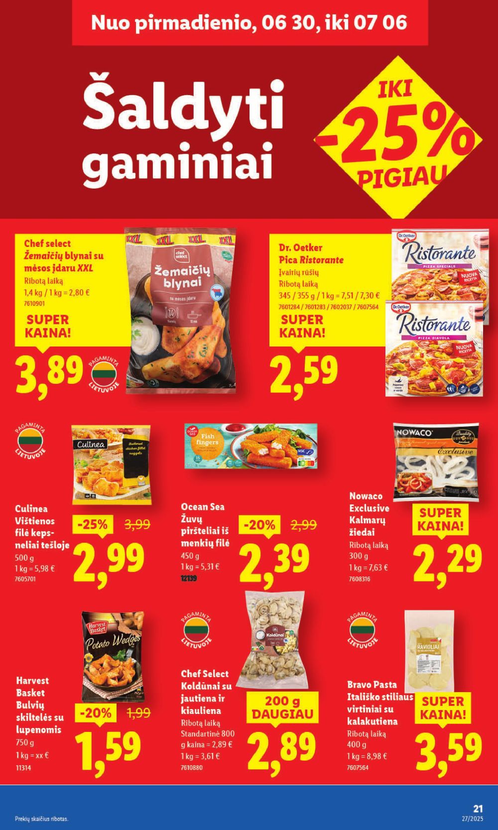 lidl - LIDL - Maisto prekių pasiūlymai (2025 06 30 - 2025 07 06) - page: 29 lidl - LIDL - Maisto prekių pasiūlymai (2025 06 30 - 2025 07 06) - page: 29