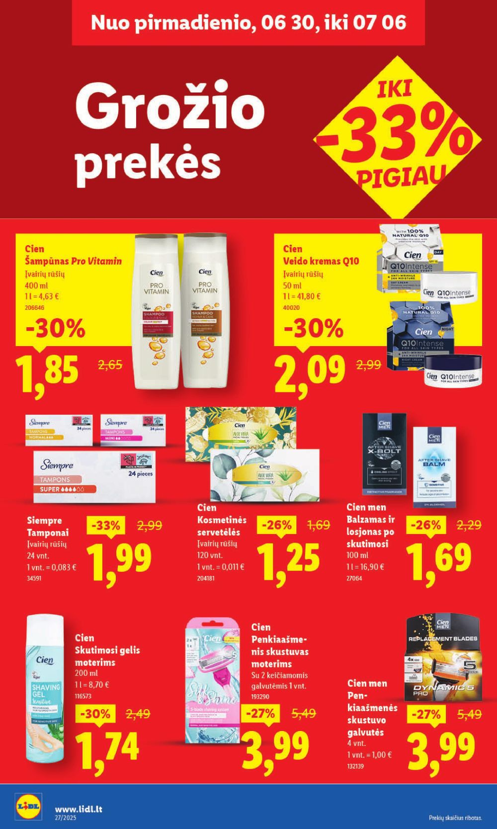 lidl - LIDL - Maisto prekių pasiūlymai (2025 06 30 - 2025 07 06) - page: 38 lidl - LIDL - Maisto prekių pasiūlymai (2025 06 30 - 2025 07 06) - page: 38