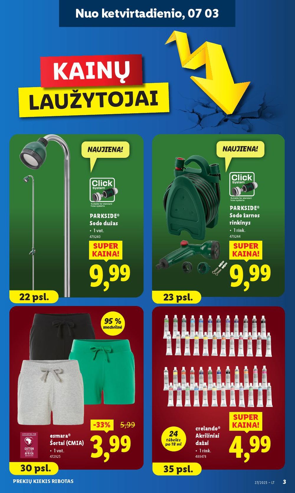 lidl - LIDL - Ne maisto prekių pasiūlymai (2025 06 30 - 2025 07 06) - page: 3 lidl - LIDL - Ne maisto prekių pasiūlymai (2025 06 30 - 2025 07 06) - page: 3