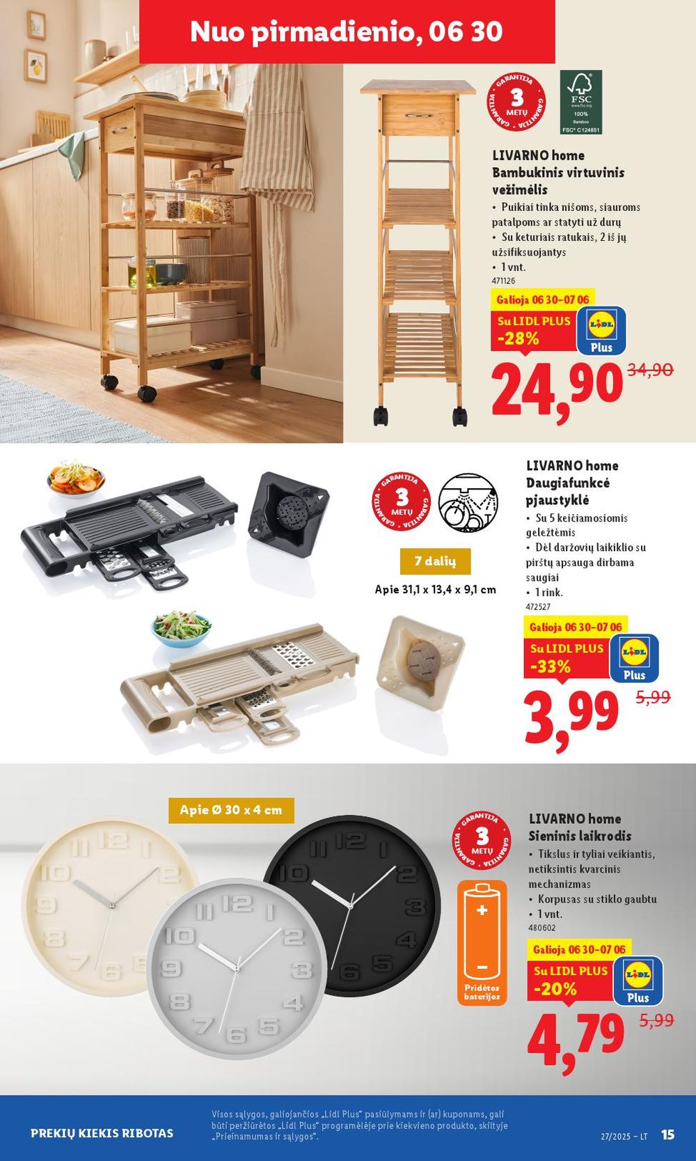 lidl - LIDL - Ne maisto prekių pasiūlymai (2025 06 30 - 2025 07 06) - page: 15 lidl - LIDL - Ne maisto prekių pasiūlymai (2025 06 30 - 2025 07 06) - page: 15