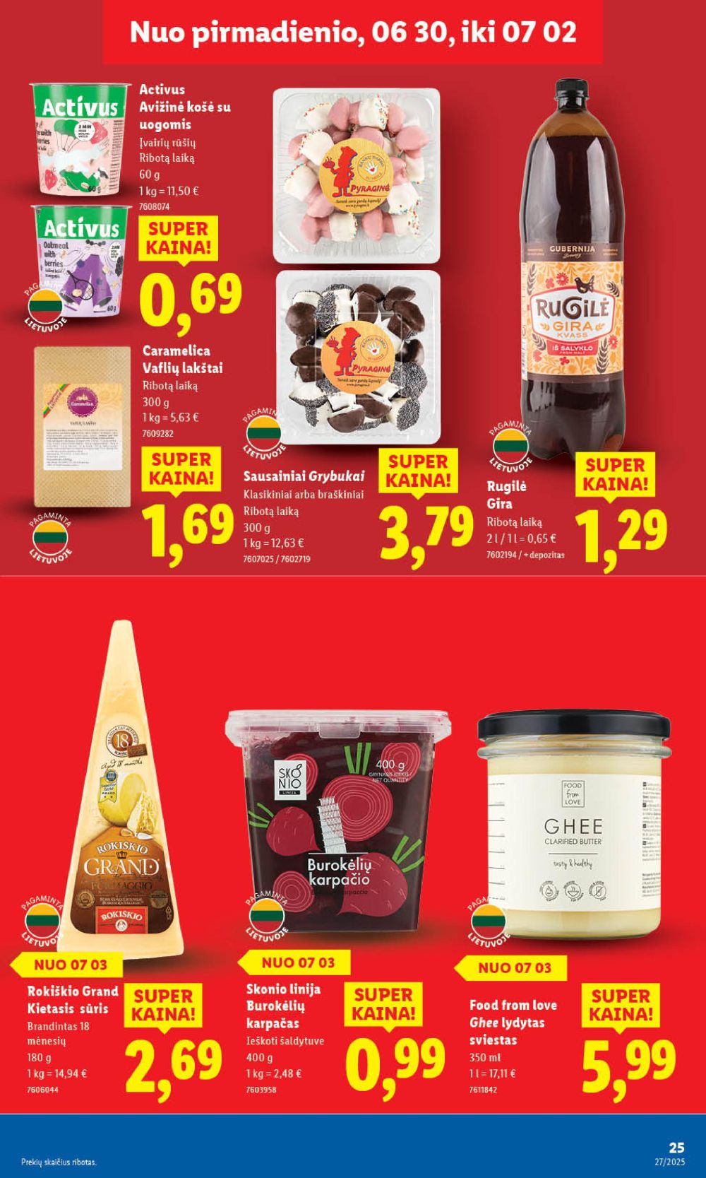 lidl - LIDL - Maisto prekių pasiūlymai (2025 07 03 - 2025 07 06) - page: 39 lidl - LIDL - Maisto prekių pasiūlymai (2025 07 03 - 2025 07 06) - page: 39