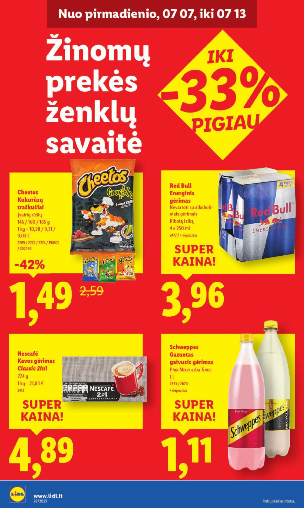 lidl - LIDL - Maisto prekių pasiūlymai (2025 07 07 - 2025 07 13) - page: 34 lidl - LIDL - Maisto prekių pasiūlymai (2025 07 07 - 2025 07 13) - page: 34