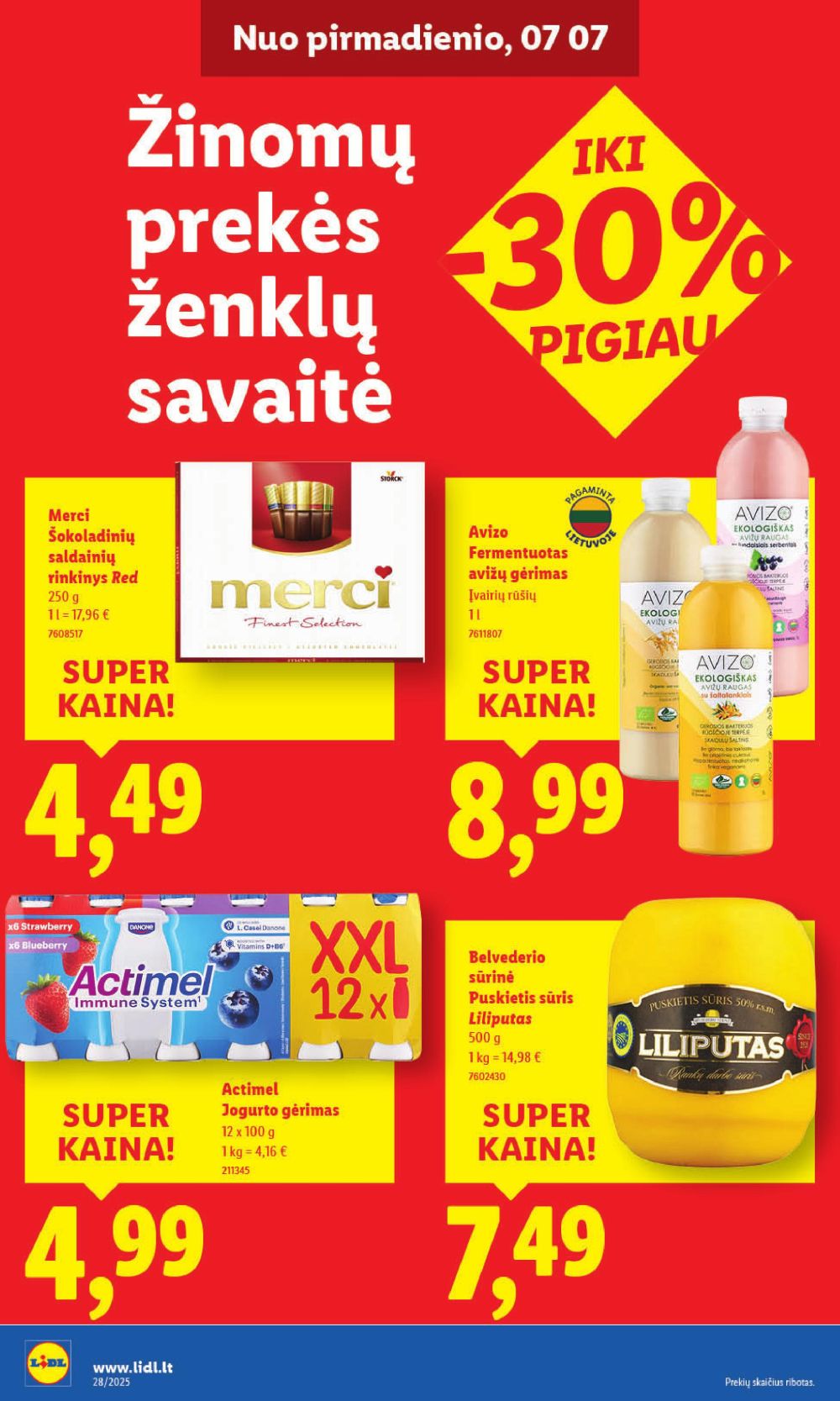 lidl - LIDL - Maisto prekių pasiūlymai (2025 07 07 - 2025 07 13) - page: 32 lidl - LIDL - Maisto prekių pasiūlymai (2025 07 07 - 2025 07 13) - page: 32
