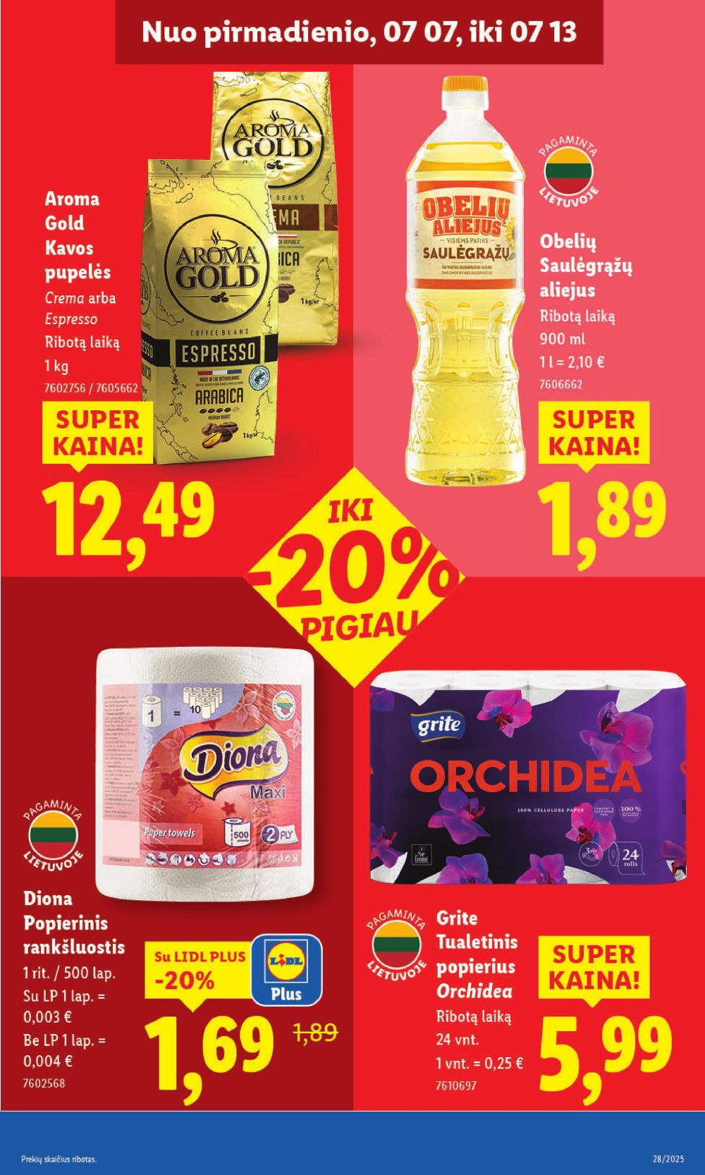 lidl - LIDL - Maisto prekių pasiūlymai (2025 07 07 - 2025 07 13) - page: 23 lidl - LIDL - Maisto prekių pasiūlymai (2025 07 07 - 2025 07 13) - page: 23
