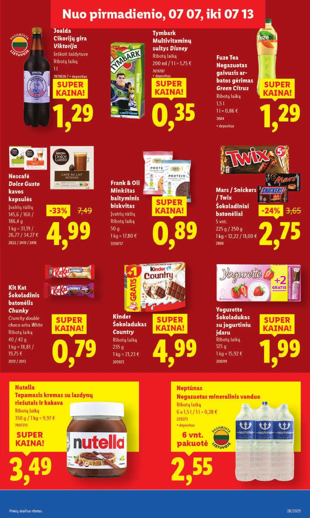 lidl - LIDL - Maisto prekių pasiūlymai (2025 07 07 - 2025 07 13) - page: 35 lidl - LIDL - Maisto prekių pasiūlymai (2025 07 07 - 2025 07 13) - page: 35