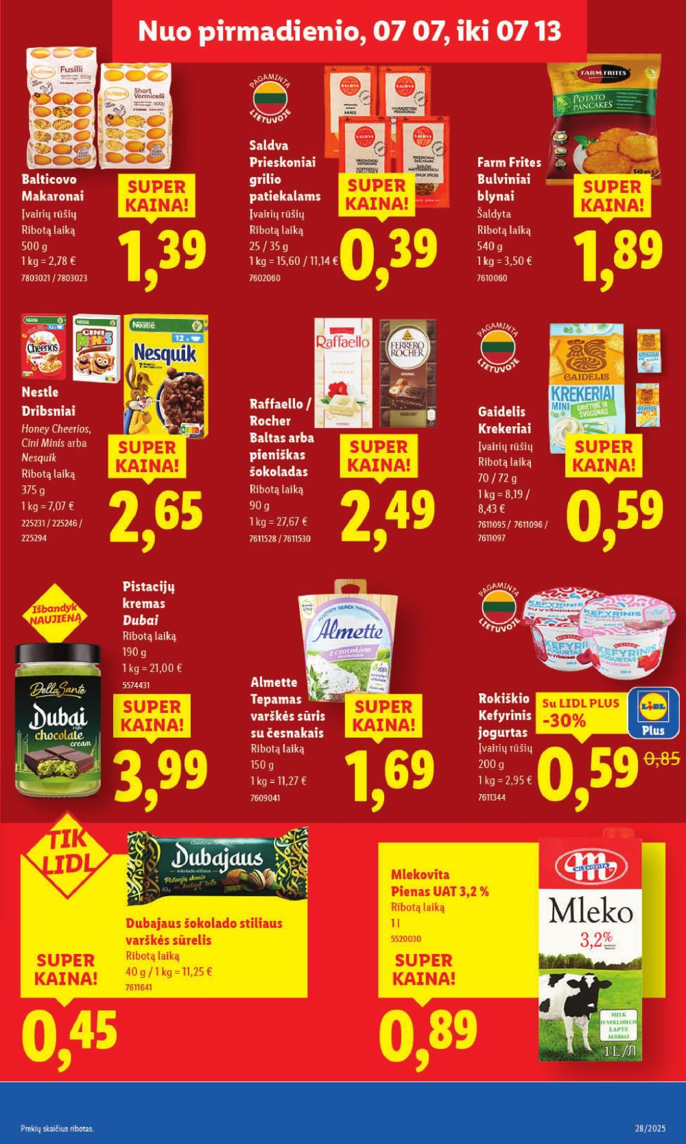 lidl - LIDL - Maisto prekių pasiūlymai (2025 07 07 - 2025 07 13) - page: 33 lidl - LIDL - Maisto prekių pasiūlymai (2025 07 07 - 2025 07 13) - page: 33