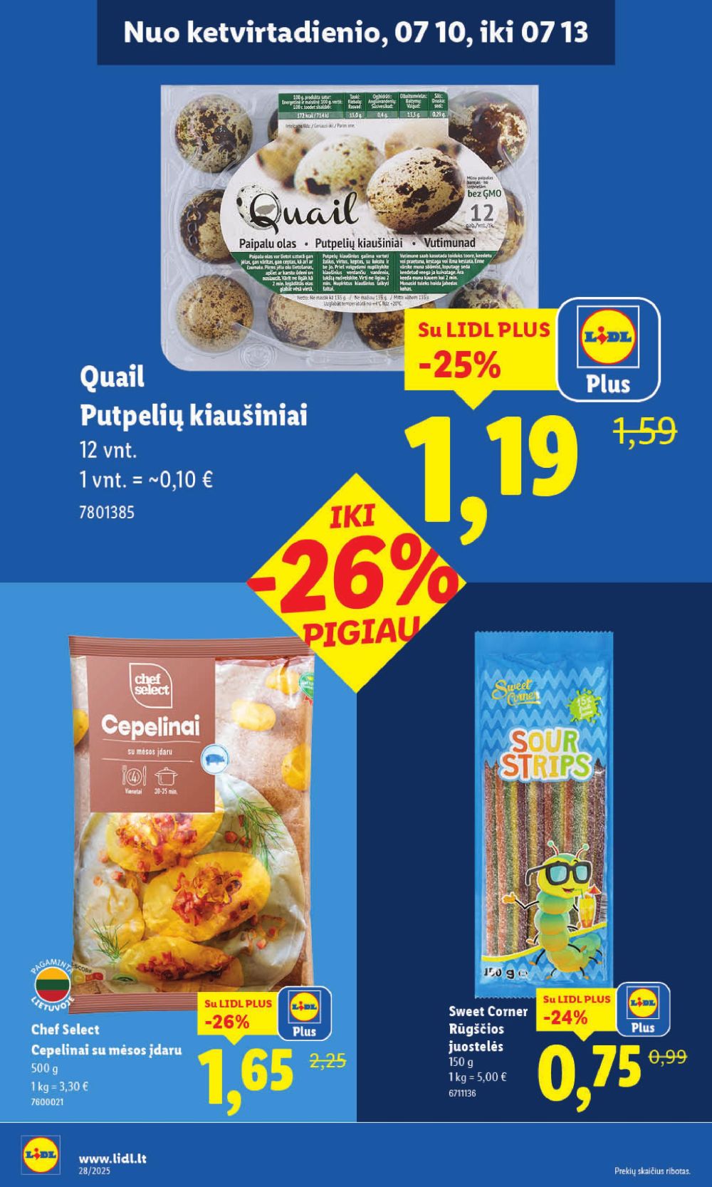 lidl - LIDL - Maisto prekių pasiūlymai (2025 07 07 - 2025 07 13) - page: 50 lidl - LIDL - Maisto prekių pasiūlymai (2025 07 07 - 2025 07 13) - page: 50