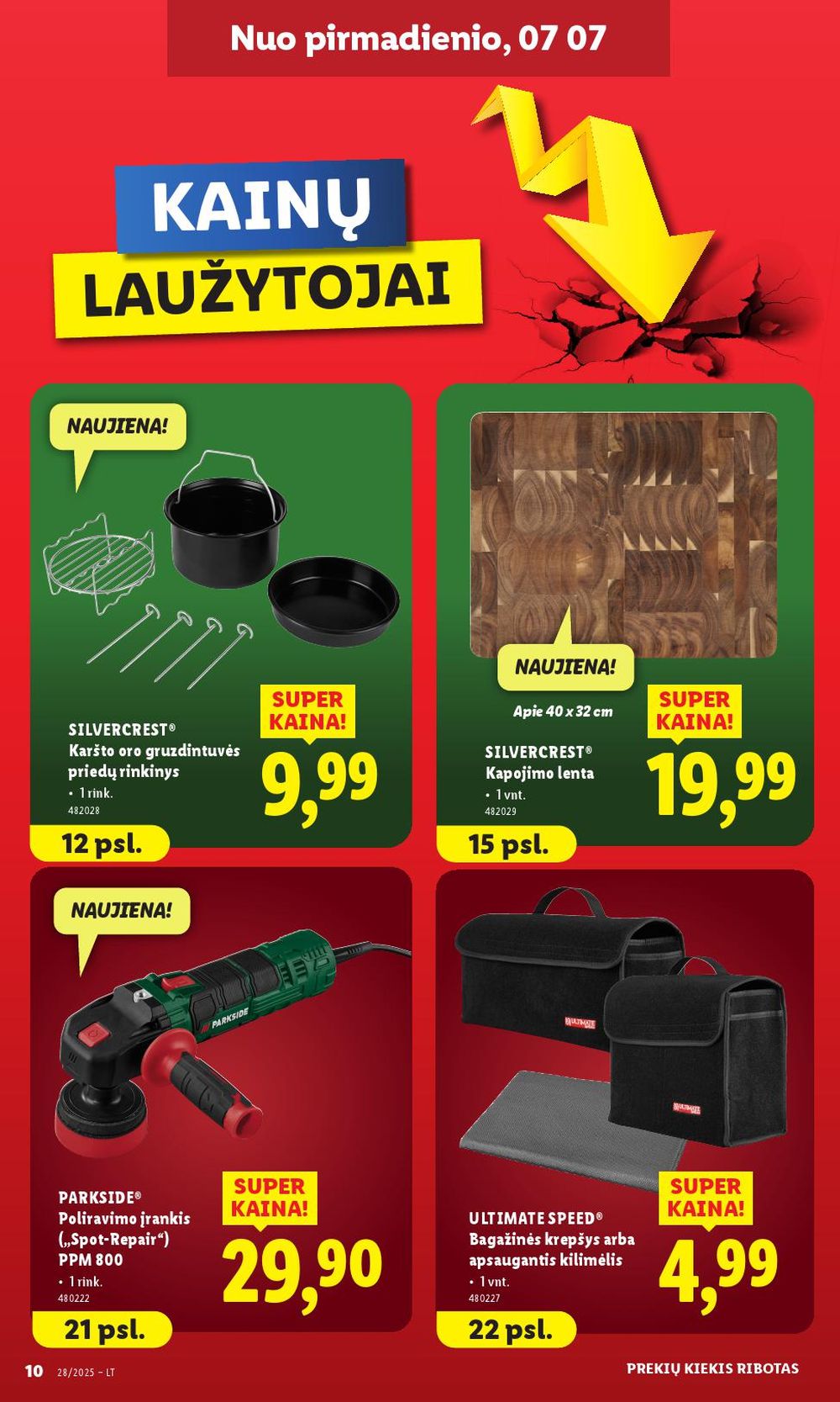 lidl - LIDL - Ne maisto prekių pasiūlymai (2025 07 07 - 2025 07 13) - page: 10 lidl - LIDL - Ne maisto prekių pasiūlymai (2025 07 07 - 2025 07 13) - page: 10