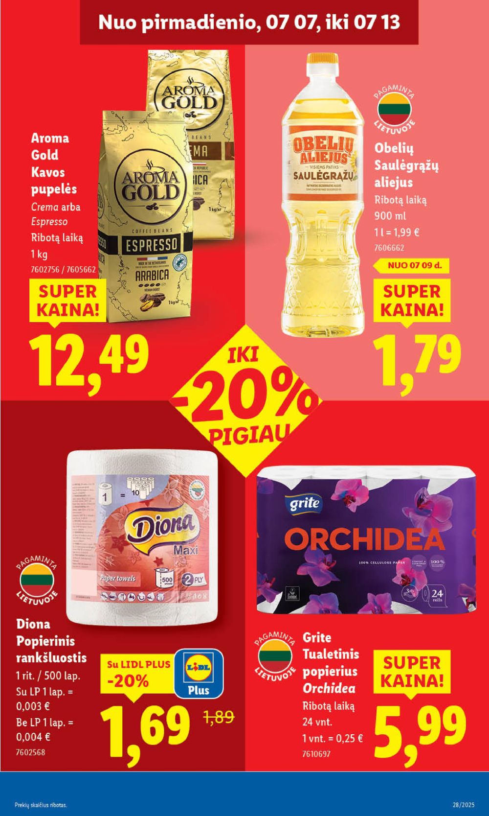 lidl - LIDL - Maisto prekių pasiūlymai (2025 07 10 - 2025 07 13) - page: 35