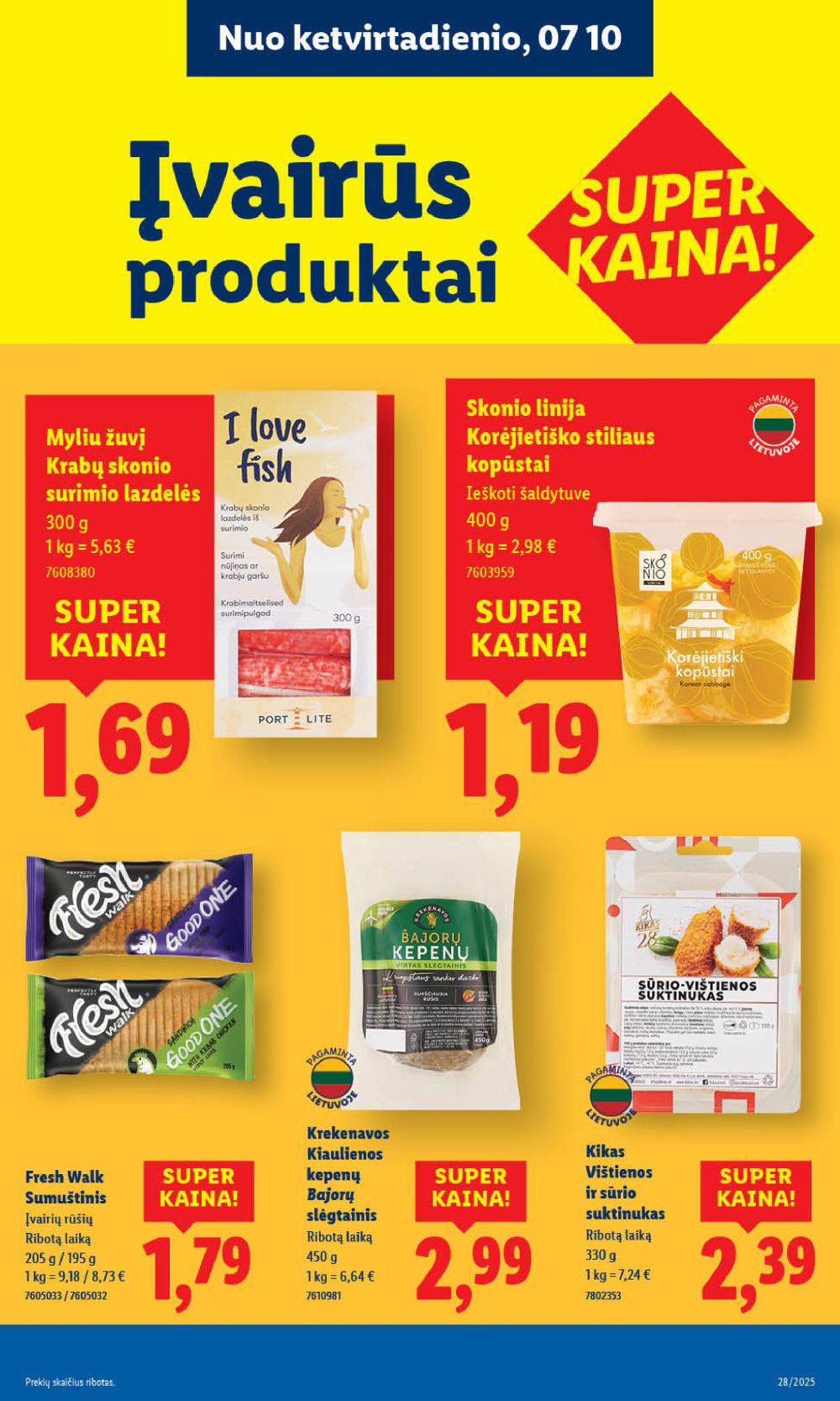 lidl - LIDL - Maisto prekių pasiūlymai (2025 07 10 - 2025 07 13) - page: 16