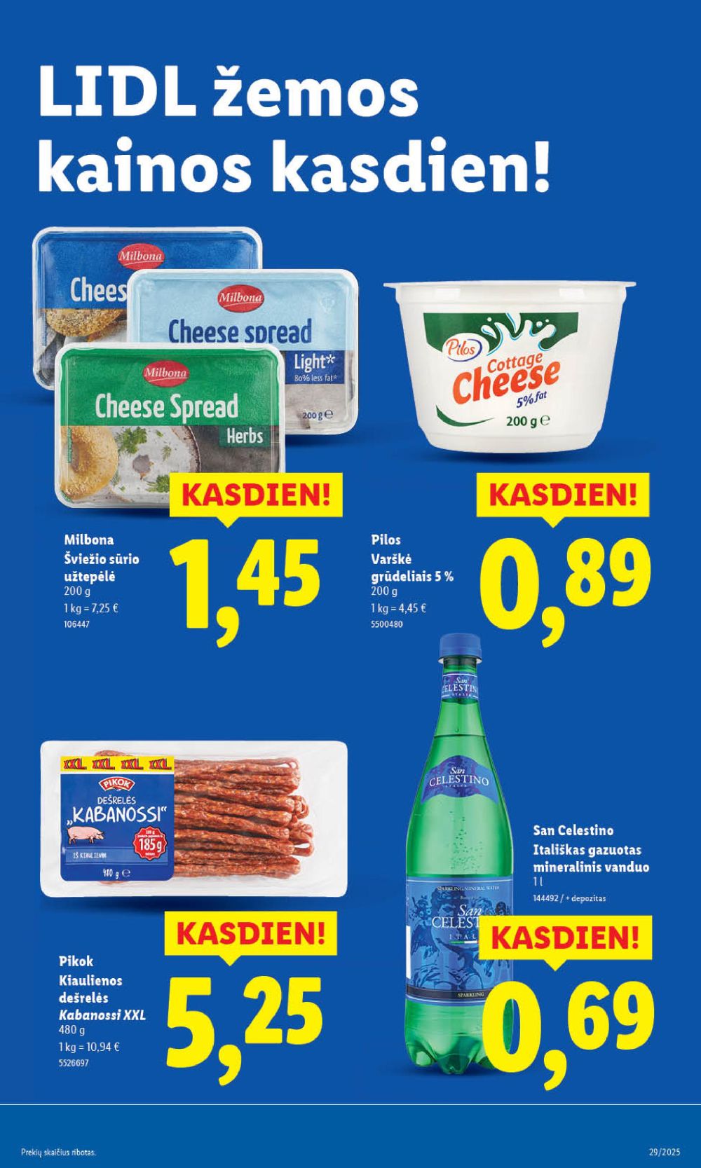 lidl - LIDL - Maisto prekių pasiūlymai (2025 07 17 - 2025 07 20) - page: 7