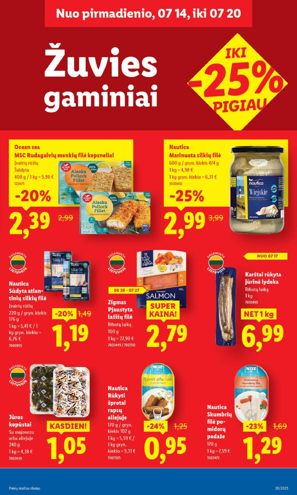 lidl - LIDL - Maisto prekių pasiūlymai (2025 07 17 - 2025 07 20) - page: 39