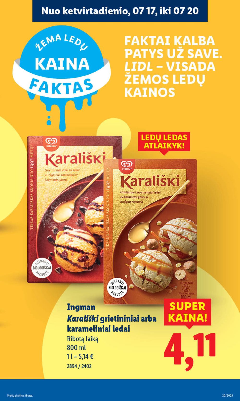 lidl - LIDL - Maisto prekių pasiūlymai (2025 07 17 - 2025 07 20) - page: 4