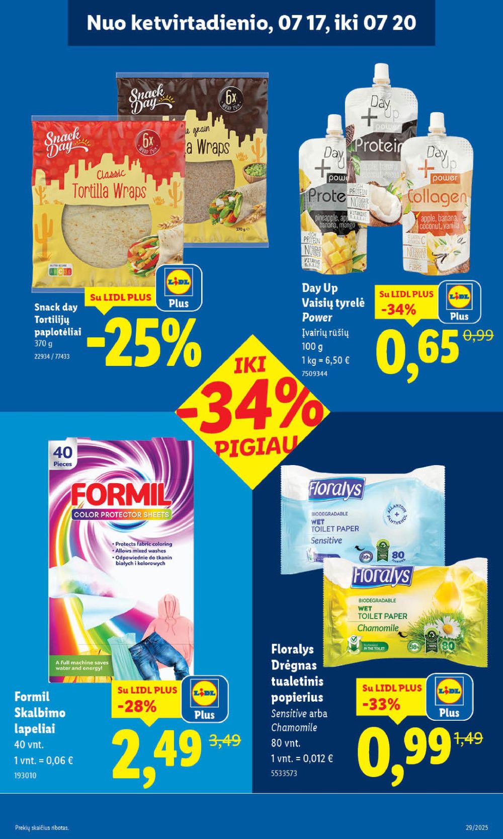 lidl - LIDL - Maisto prekių pasiūlymai (2025 07 17 - 2025 07 20) - page: 16