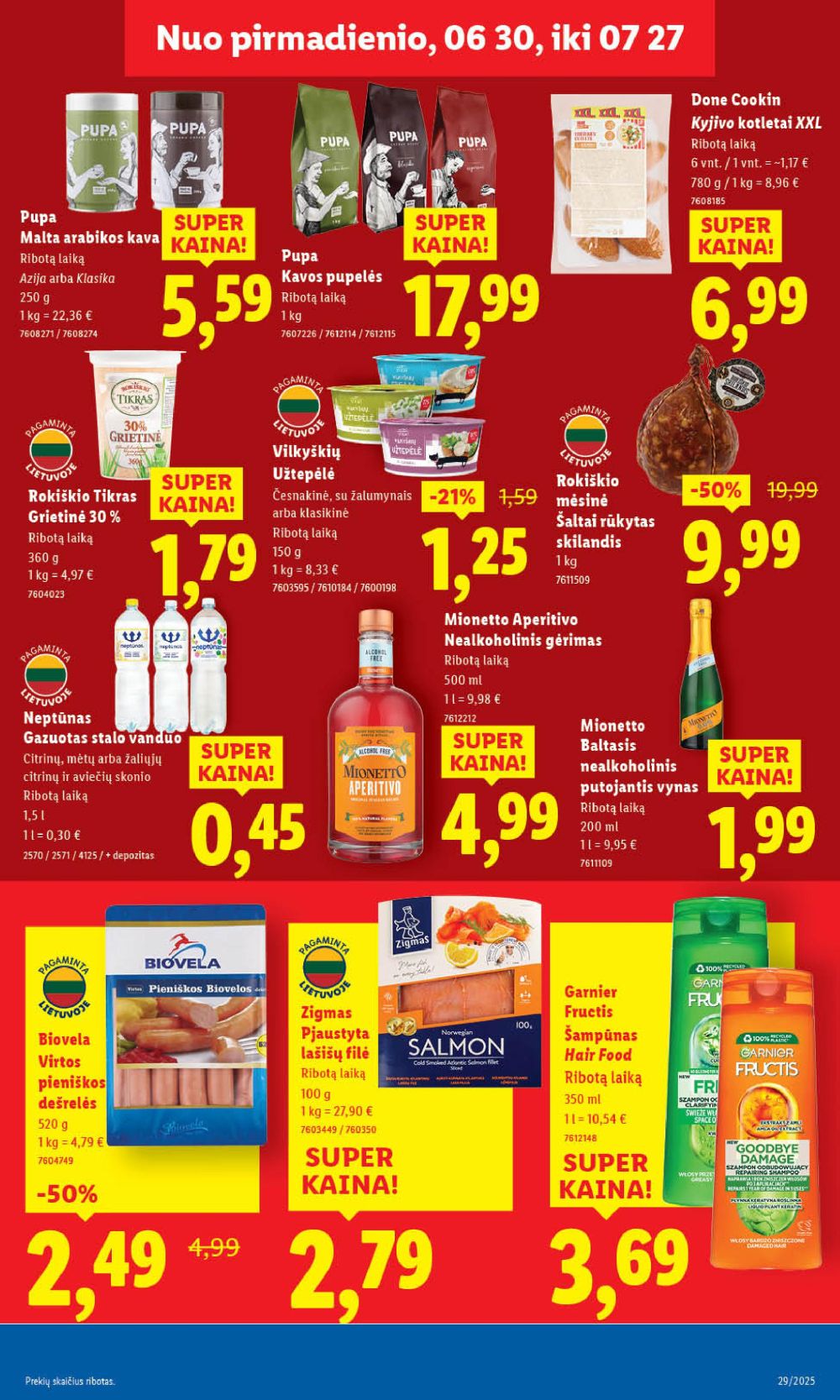 lidl - LIDL - Maisto prekių pasiūlymai (2025 07 17 - 2025 07 20) - page: 31