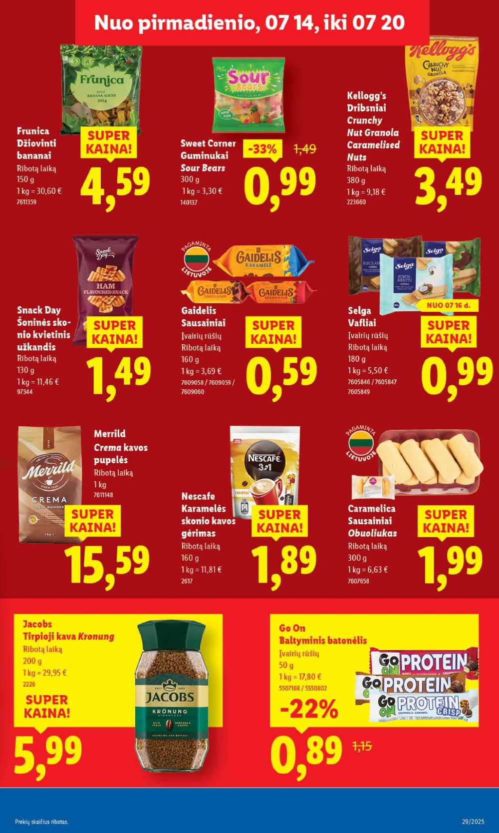 lidl - LIDL - Maisto prekių pasiūlymai (2025 07 17 - 2025 07 20) - page: 41
