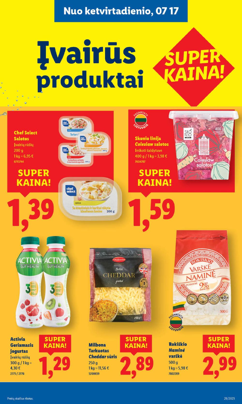 lidl - LIDL - Maisto prekių pasiūlymai (2025 07 17 - 2025 07 20) - page: 18