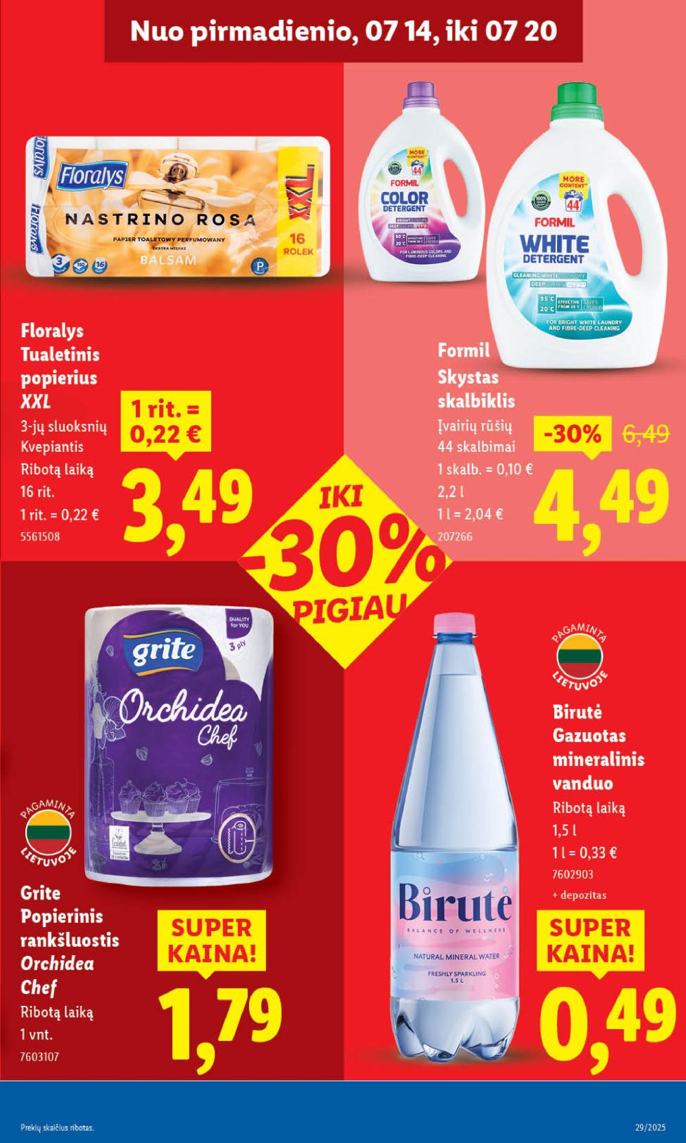 lidl - LIDL - Maisto prekių pasiūlymai (2025 07 17 - 2025 07 20) - page: 35