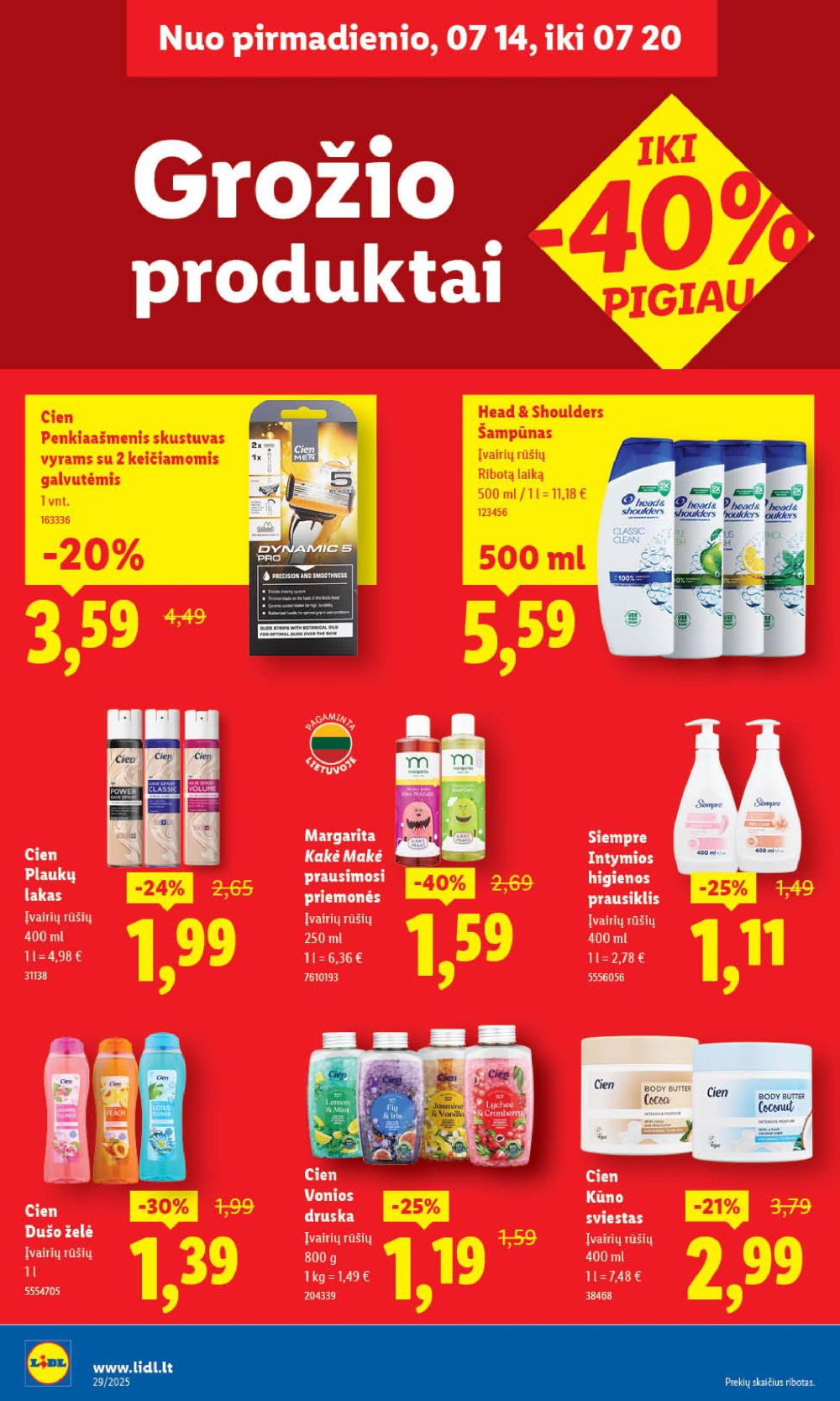 lidl - LIDL - Maisto prekių pasiūlymai (2025 07 17 - 2025 07 20) - page: 48